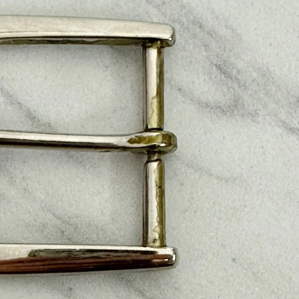 Dutyman Silver Tone Simple Basic Belt Buckle